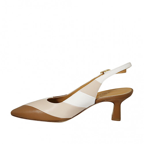 tan slingback pumps