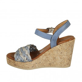 Woman's sandal in blue grey... 2