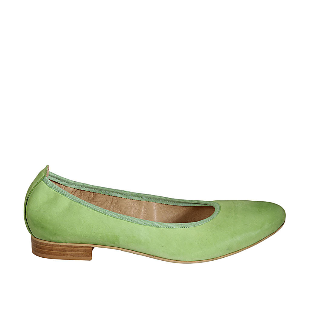 lime green leather heel 
