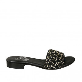 Woman's mules with studs in...
