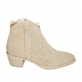 Mujer Botines bikers, tallas grandes (42, 43, 44, 45, 46, 47).
