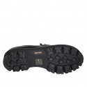 Mocasino con elastico y accesorio para mujer en charol negro tacon 3 - Tallas disponibles:  32