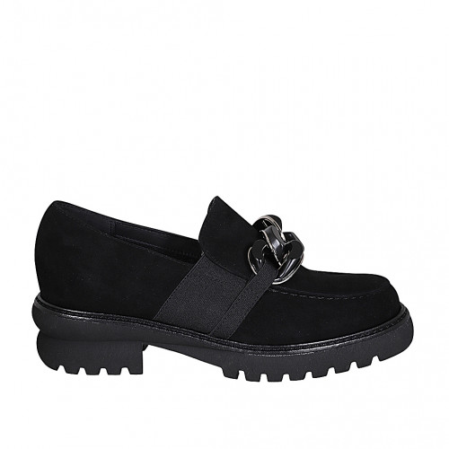 Damenschuhe Damenschuhe 45 in Wildleder Schwarz GHIGO