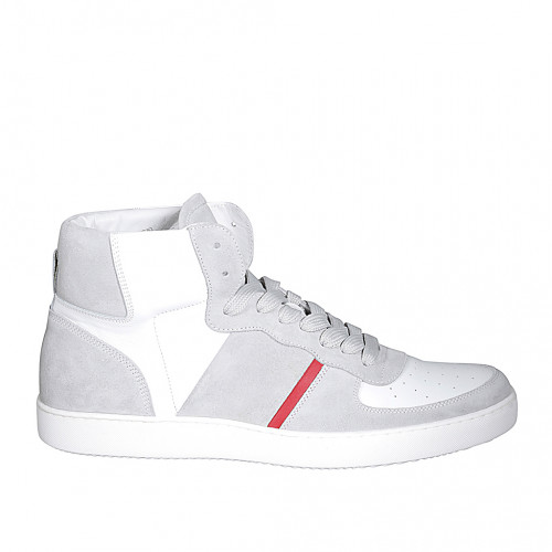 Men's shoes Man 52 in Leather White GHIGO