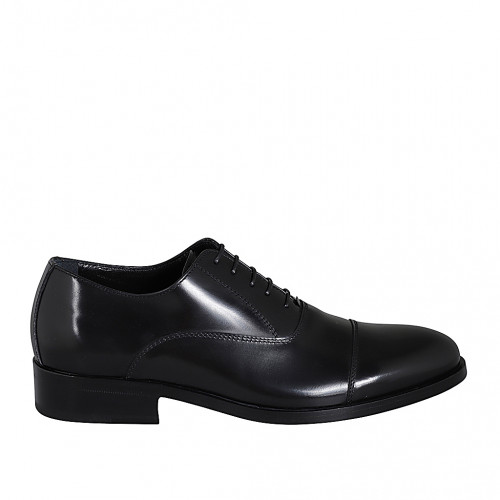 Freizeitschuhe in Herr 48 in Leder Schwarz GHIGO