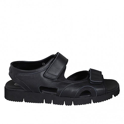 Herrenschuhe Herr 51 in Leder Schwarz GHIGO