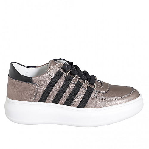 Damenschuhe Damenschuhe 42 in Leder Schwarz GHIGO