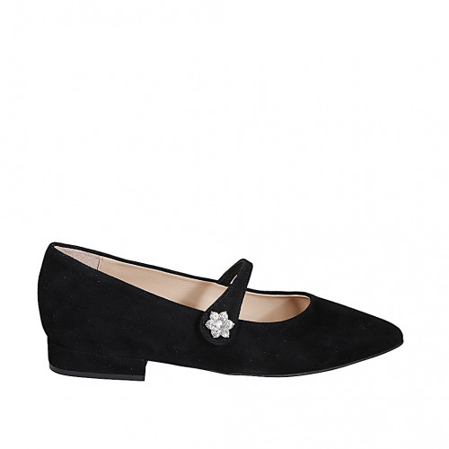 Pumpschuhe Damenschuhe 35 in Wildleder Schwarz GHIGO
