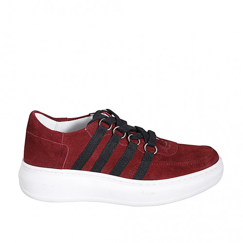 Damenschuhe Damenschuhe 32 in Wildleder Bordeaux GHIGO
