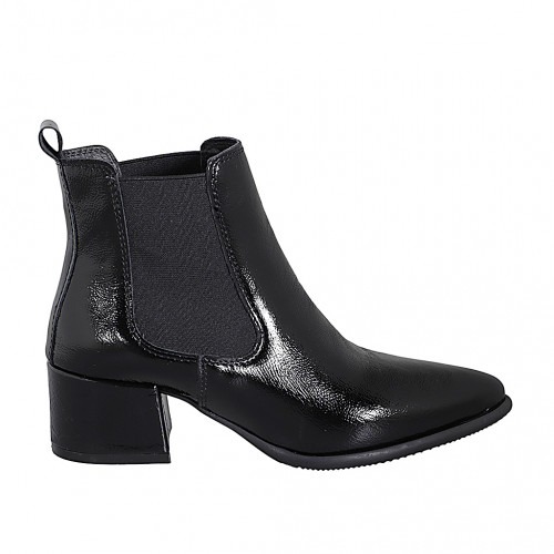 Damenschuhe Damenschuhe 42 in Lackleder Schwarz GHIGO