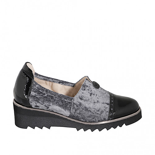 highfronted shoes Woman 32 in Patent leather Grey GHIGO