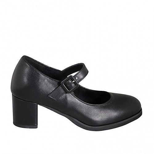 Pumpschuhe Damenschuhe 35 in Leder Schwarz GHIGO