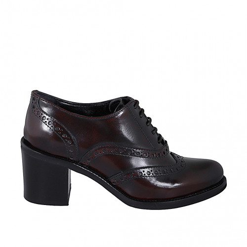 Damenschuhe Damenschuhe 42 in Leder Bordeaux GHIGO
