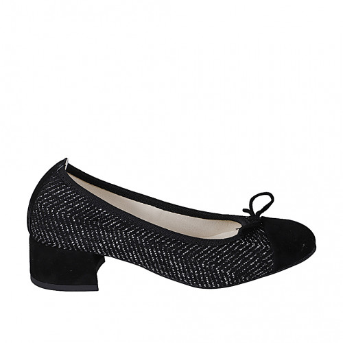 Ballerinas Woman 35 in Suede White GHIGO