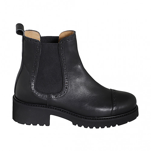 Damenschuhe Damenschuhe 44 in Leder Schwarz GHIGO