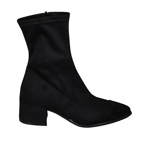 Ankle boots Woman 32 in Suede Black GHIGO