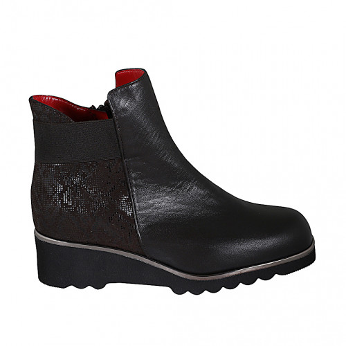Ankle boots Woman 45 in Leather Brown GHIGO