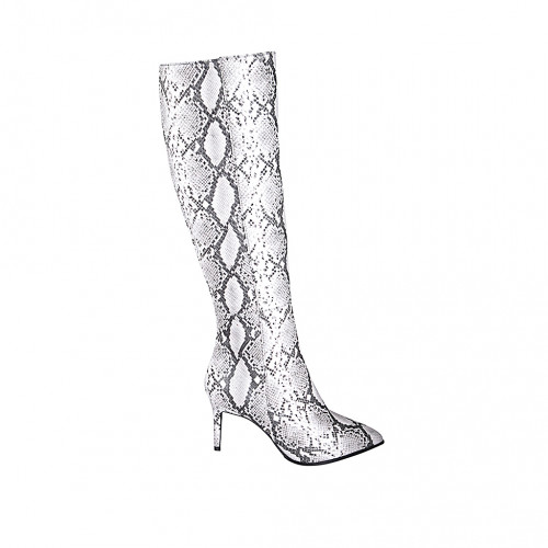 Stiefel Damenschuhe 32 in Leder Weiß GHIGO