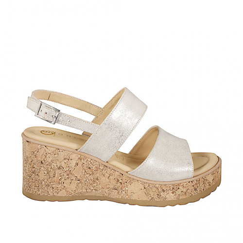 Sandalen Damenschuhe 34 in Wildleder Beige GHIGO