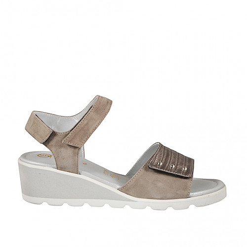 Women's shoes Woman 42 in Leather Taupe GHIGO