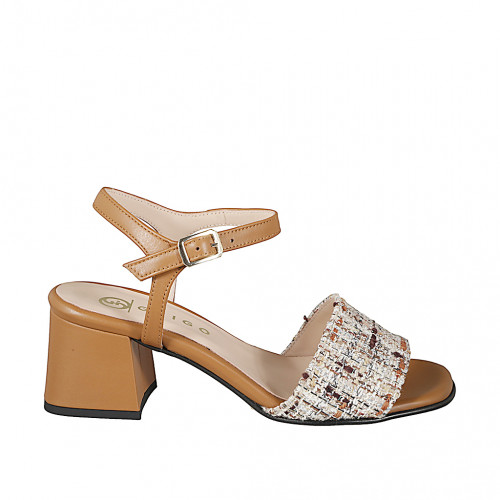 Sandals Woman 32 in Leather Multicolor GHIGO