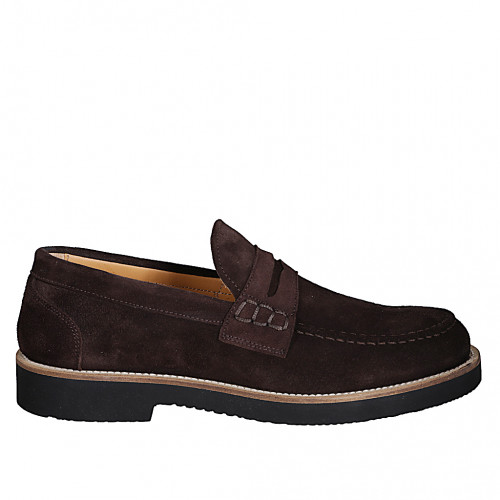 Freizeitschuhe in Herr 46 in Wildleder Braun GHIGO