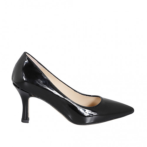 Pumpschuhe Damenschuhe 34 in Lackleder Schwarz GHIGO