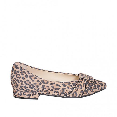 Ballerinas Woman 33 in Leather Black GHIGO