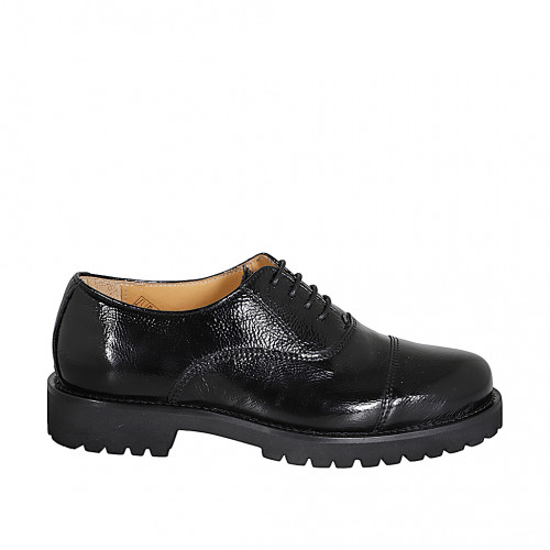 Damenschuhe Damenschuhe 42 in Lackleder Schwarz GHIGO