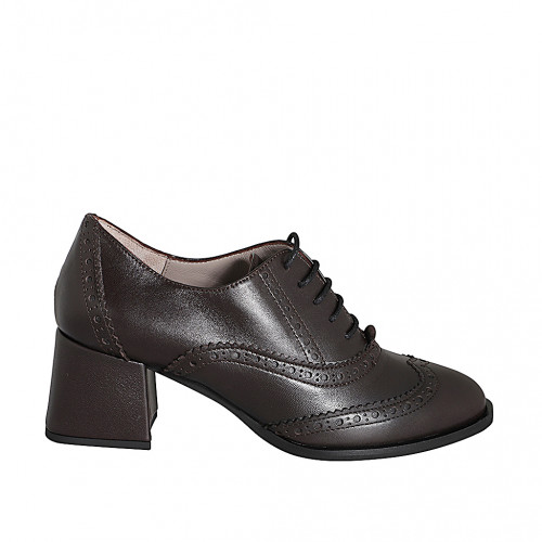 Damenschuhe Damenschuhe 46 in Leder Braun GHIGO