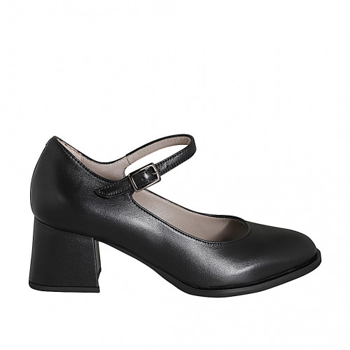 Pumpschuhe Damenschuhe 32 in Leder Schwarz GHIGO