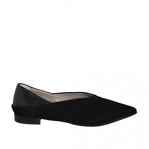 Pumps Woman 32 in Leather Black GHIGO