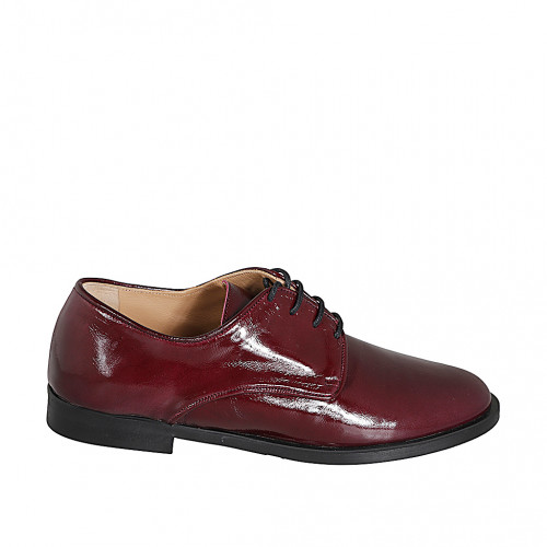Damenschuhe Damenschuhe 43 in Lackleder Bordeaux GHIGO