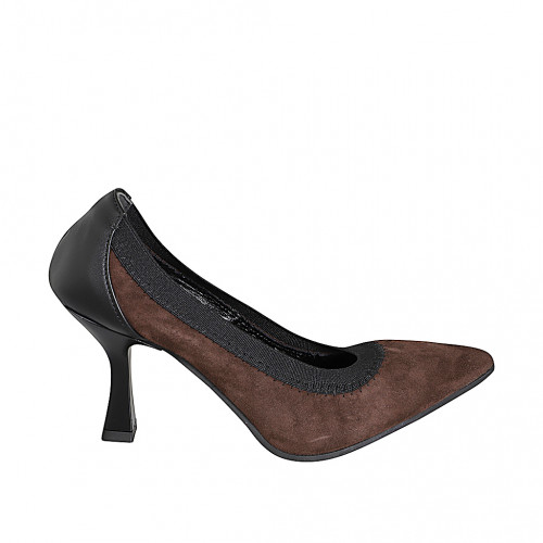 Pumps Woman 31 in Leather Brown GHIGO