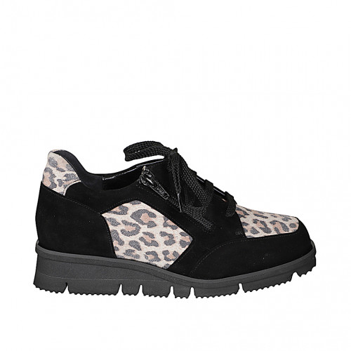 Women's shoes Woman 44 in Suede Black GHIGO